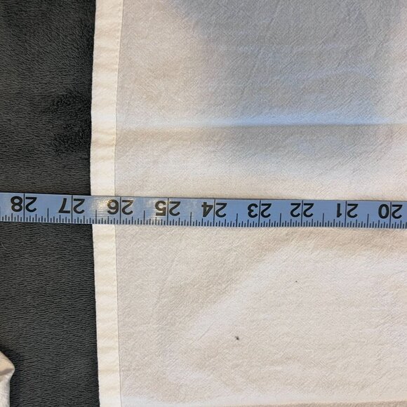 Set Of 2 Kitchen Towels With Cooking‎ Quotes 100% Cotton White 26" x 18" - Picture 6 of 6